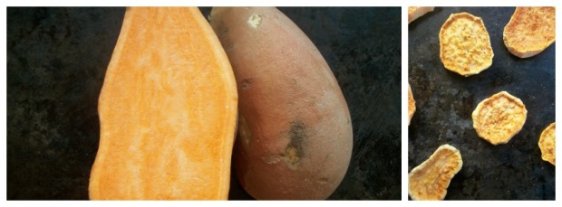 sweet potato rounds collage